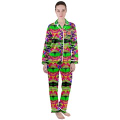 Lb Dino Satin Long Sleeve Pajamas Set by Thespacecampers