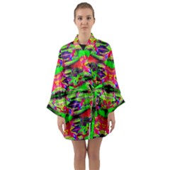 Lb Dino Long Sleeve Satin Kimono by Thespacecampers