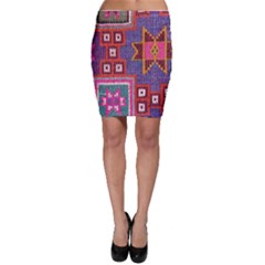 Abstrac-carpet Bodycon Skirt by nate14shop