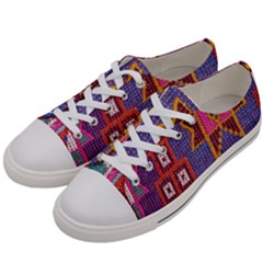 Abstrac-carpet Women s Low Top Canvas Sneakers by nate14shop