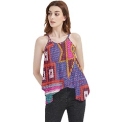 Abstrac-carpet Flowy Camisole Tank Top by nate14shop