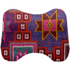 Abstrac-carpet Head Support Cushion