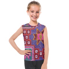 Abstrac-carpet Kids  Mesh Tank Top by nate14shop