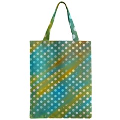 Abstract-polkadot 01 Zipper Classic Tote Bag by nate14shop