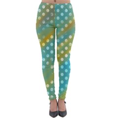 Abstract-polkadot 01 Lightweight Velour Leggings by nate14shop