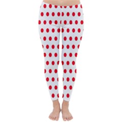 Abstract-polkadot 02 Classic Winter Leggings