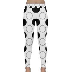 Abstract-polkadot 03 Classic Yoga Leggings