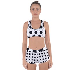 Abstract-polkadot 03 Racerback Boyleg Bikini Set