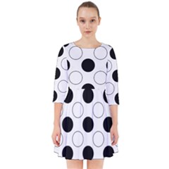 Abstract-polkadot 03 Smock Dress