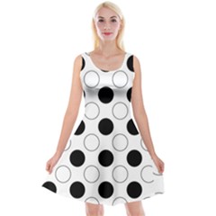 Abstract-polkadot 03 Reversible Velvet Sleeveless Dress