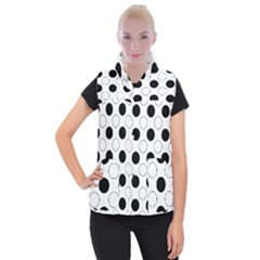 Abstract-polkadot 03 Women s Button Up Vest