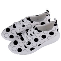 Abstract-polkadot 03 Women s Lightweight Sports Shoes