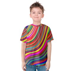 Abstract-calorfull Kids  Cotton Tee