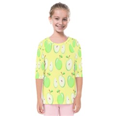 Apples Kids  Quarter Sleeve Raglan Tee