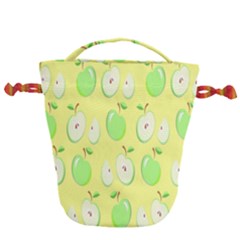 Apples Drawstring Bucket Bag