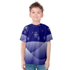 Snowflakes Kids  Cotton Tee