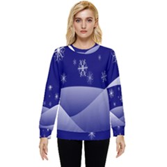 Snowflakes Hidden Pocket Sweatshirt by nate14shop