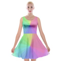 The-sun Velvet Skater Dress by nate14shop