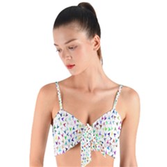 Pointer Woven Tie Front Bralet by nate14shop