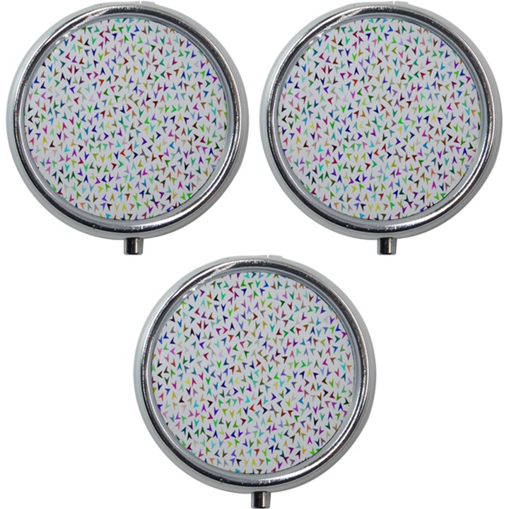 Pointer Mini Round Pill Box (Pack of 3)