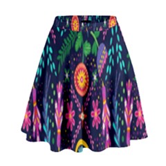 Pattern-vector High Waist Skirt by nate14shop