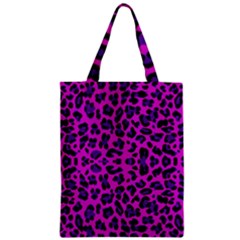 Pattern-tiger-purple Zipper Classic Tote Bag by nate14shop