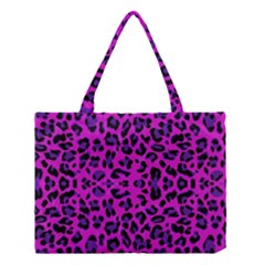 Pattern-tiger-purple Medium Tote Bag