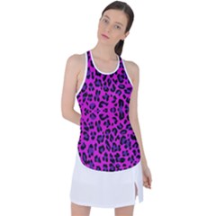 Pattern-tiger-purple Racer Back Mesh Tank Top by nate14shop