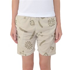 Pattern Frozen Women s Basketball Shorts by nate14shop