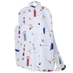 Nautical-ilustrasi Double Compartment Backpack by nate14shop