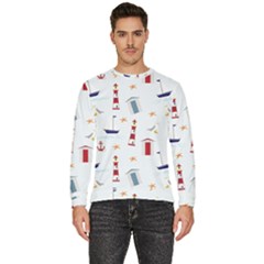 Nautical-ilustrasi Men s Fleece Sweatshirt