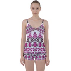 Im Fourth Dimension Colour 2 Tie Front Two Piece Tankini by imanmulyana