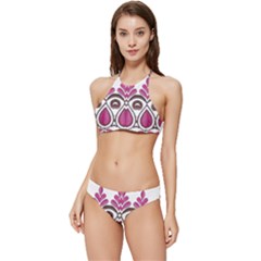 Im Fourth Dimension Colour 2 Banded Triangle Bikini Set