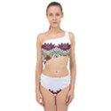 IM Fourth Dimension Colour 3 Spliced Up Two Piece Swimsuit View1