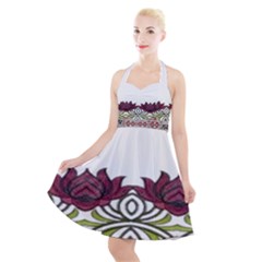 Im Fourth Dimension Colour 3 Halter Party Swing Dress  by imanmulyana