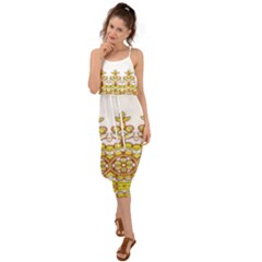 IM Fourth Dimension Colour 4 Waist Tie Cover Up Chiffon Dress