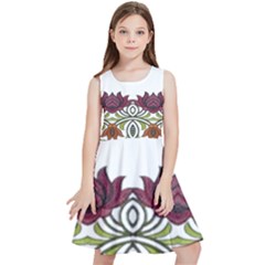 Im Fourth Dimension Colour 3 Kids  Skater Dress