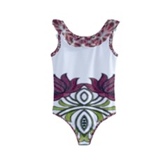 Im Fourth Dimension Colour 3 Kids  Frill Swimsuit