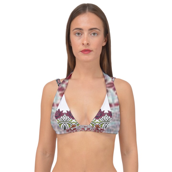 IM Fourth Dimension Colour 3 Double Strap Halter Bikini Top