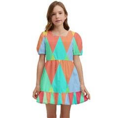 Low-poly Kids  Short Sleeve Dolly Dress by nate14shop