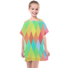 Low-poly Kids  One Piece Chiffon Dress by nate14shop