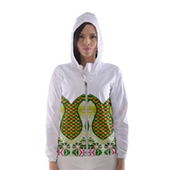 Im Fourth Dimension Colour 5 Women s Hooded Windbreaker