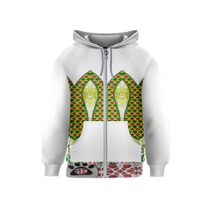 IM Fourth Dimension Colour 5 Kids  Zipper Hoodie