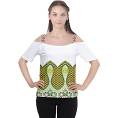 Im Fourth Dimension Colour 5 Cutout Shoulder Tee