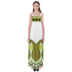 Im Fourth Dimension Colour 5 Empire Waist Maxi Dress