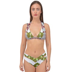 Im Fourth Dimension Colour 5 Double Strap Halter Bikini Set