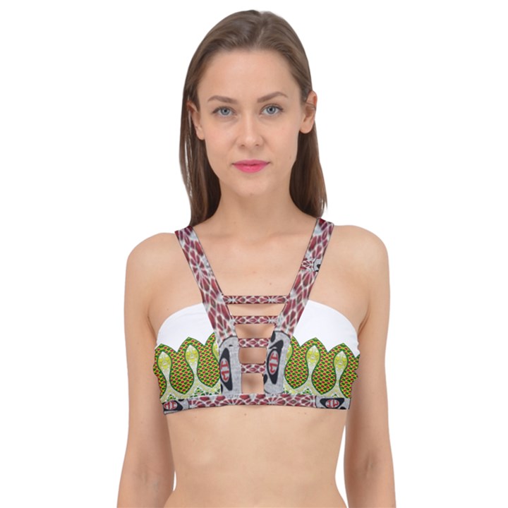 IM Fourth Dimension Colour 5 Cage Up Bikini Top