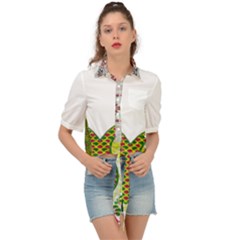 Im Fourth Dimension Colour 5 Tie Front Shirt 