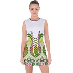 Im Fourth Dimension Colour 5 Lace Up Front Bodycon Dress