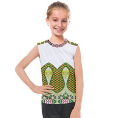 Im Fourth Dimension Colour 5 Kids  Mesh Tank Top